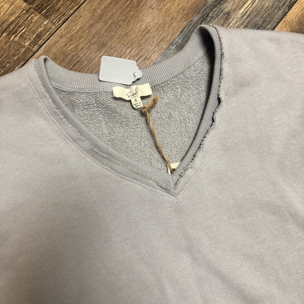 Greige Easel Women's Sweatshirt - Picture 3 of 7
